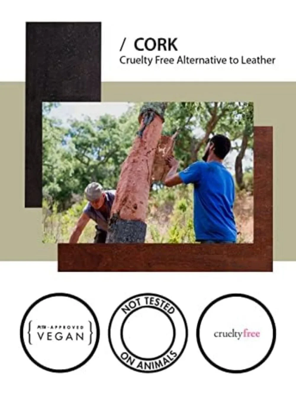 Vegan Leather RFID Wallet with Coin Pocket - Eco-Friendly & Cruelty-Free Brown